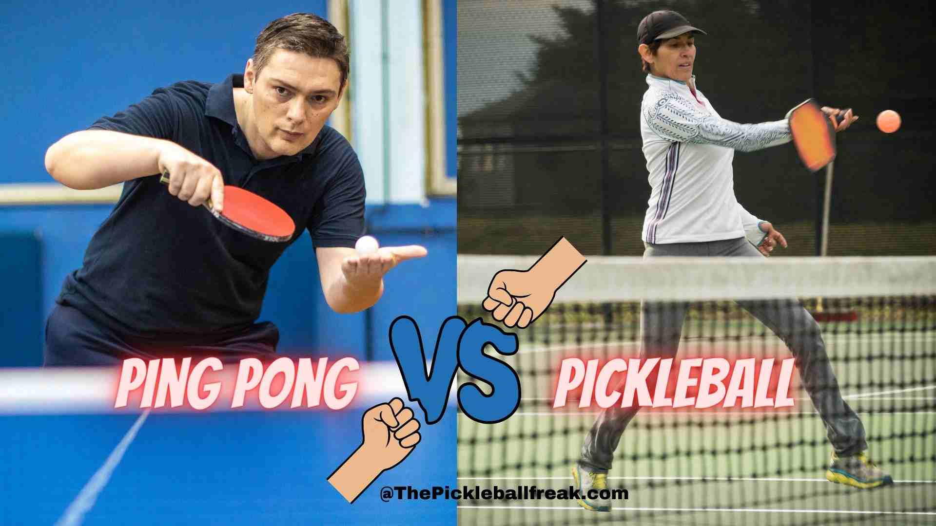 table tennis vs pickleball
